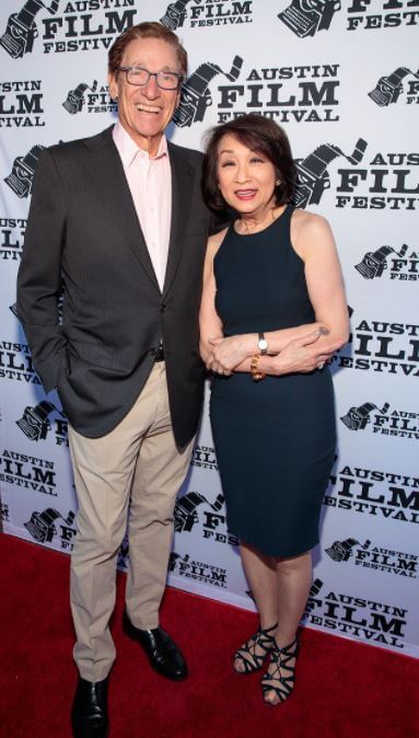 Susan Anne Povich’s father, Maury Povich, and stepmother, Connie Chung.